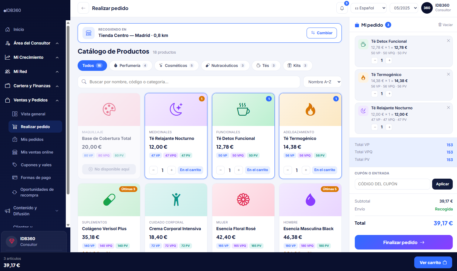Checkout y Punto de Venta en IDBCONNECT